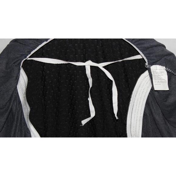 2 “CARTER” STRETCH SLIPCOVERS DINING KITCHEN CHAIR COVERS 11” RUFFLE CHARCOAL - Picture 9 of 10